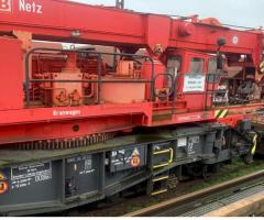 Rail crane 75 t ( BA 166) used,  1435 mm rail gauge for export