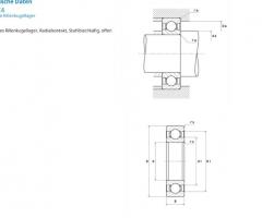 250 x ball bearings for EMD / GE locomotives, brandnew!  6318-C4  /  NU 326 E for traction motors - Image 4
